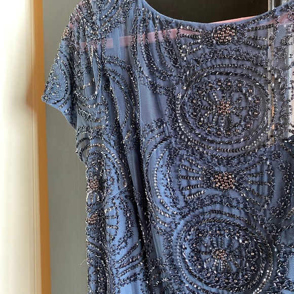 Aidan Mattox Beaded Midi Dress size 12 - Picture 6 of 9